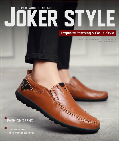 Men’s Breathable Leather Shoes