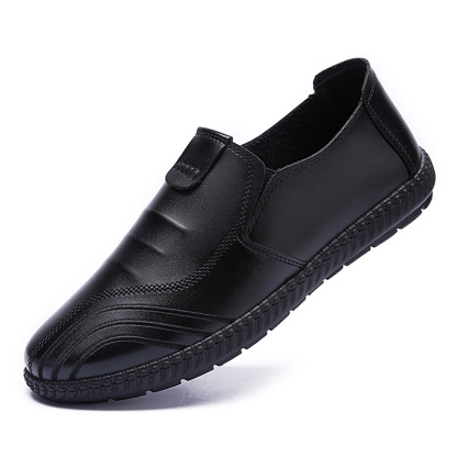 Genuine leather business men‘s shoes