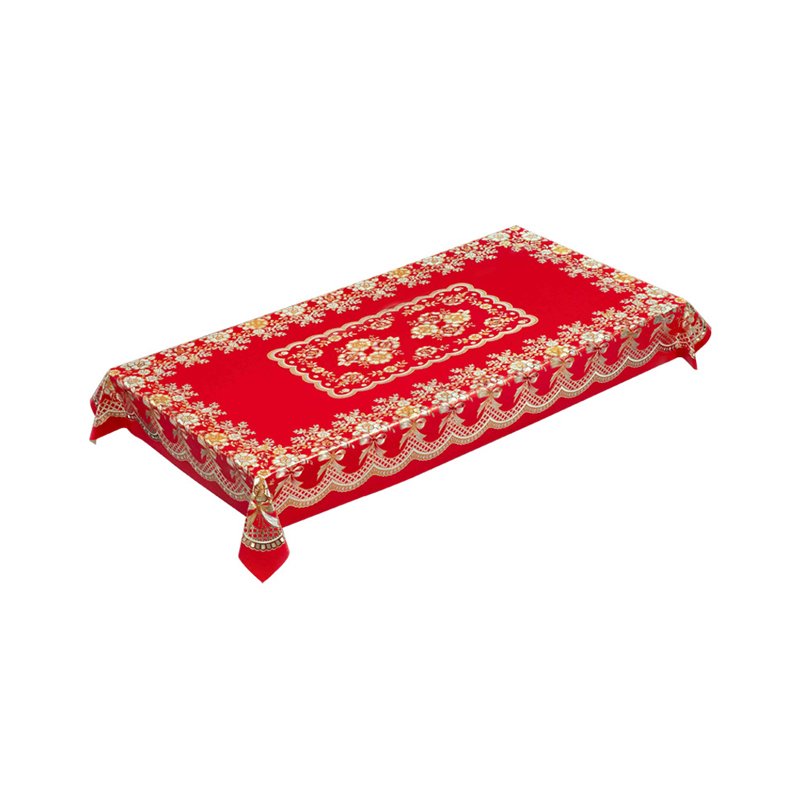Red Hot Gold Tablecloth