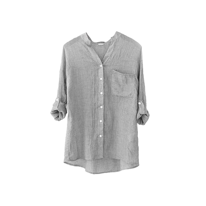 Cotton and linen shirt