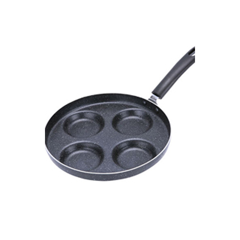 Multi-function 24cm Medical Stone Non-stick Frying-pan With Quadripuntal