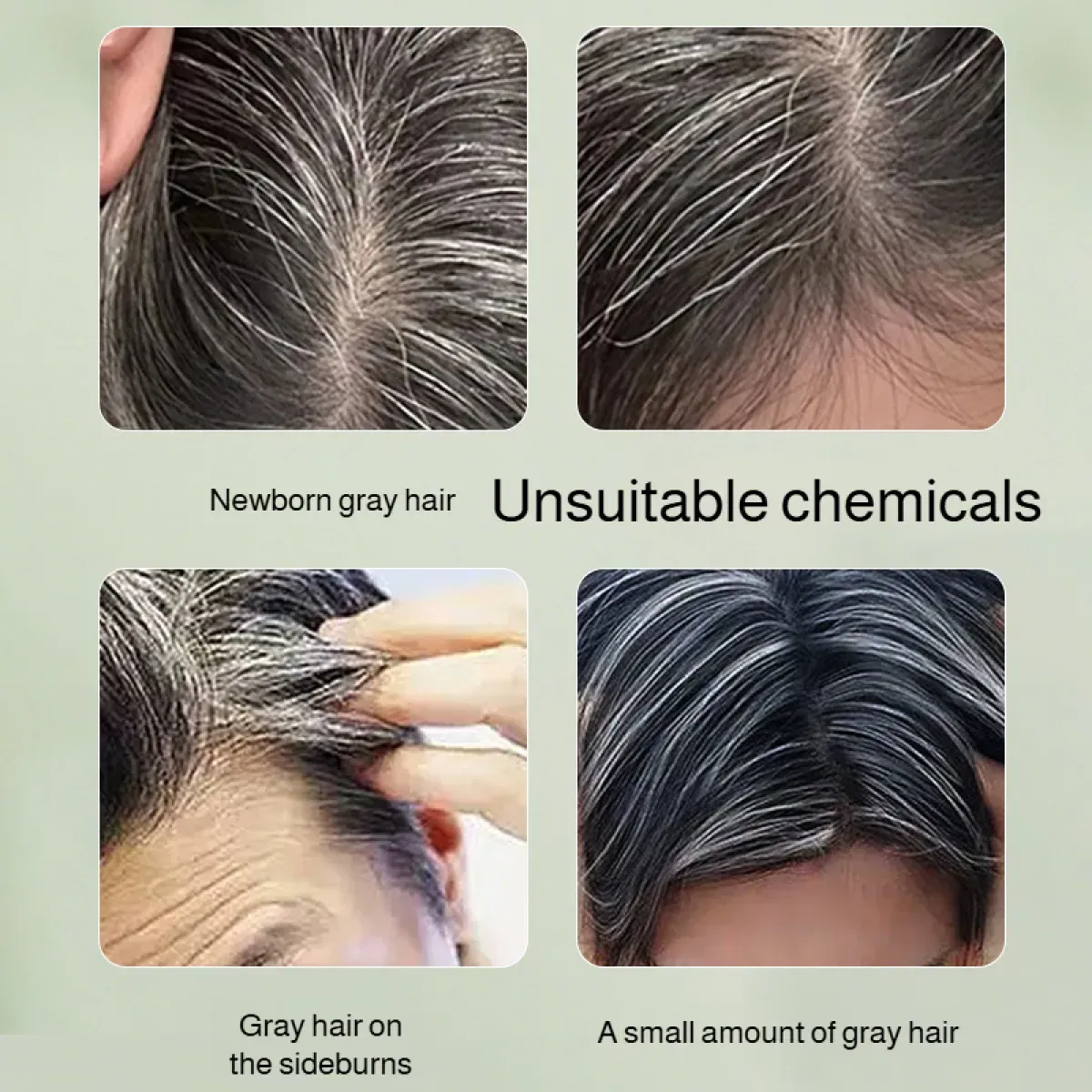 Gray hair color correction pen✨ Instantly covers gray in 20 seconds
