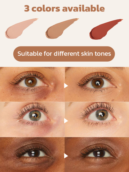 Say goodbye to dark circles! ✨ Welcome bright, clear eyes! A multi-functional eye concealer.