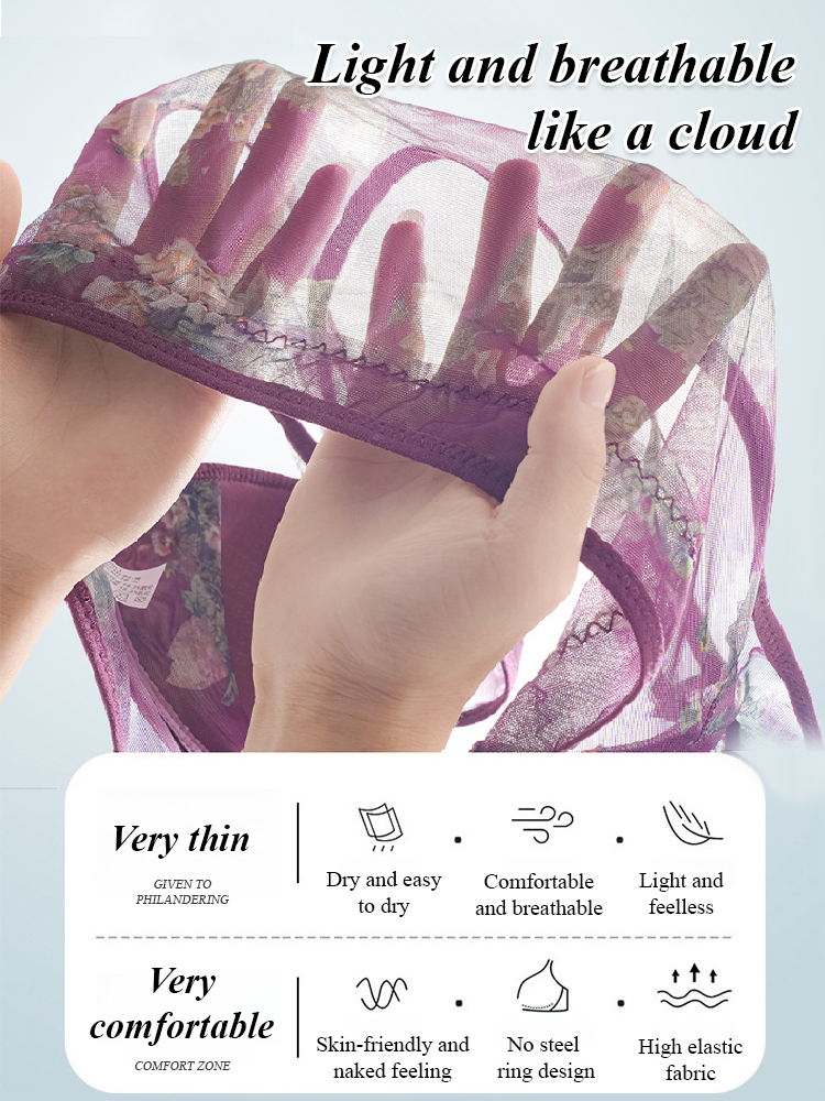 Gathering small breasts show large thin section of non-marking underwear