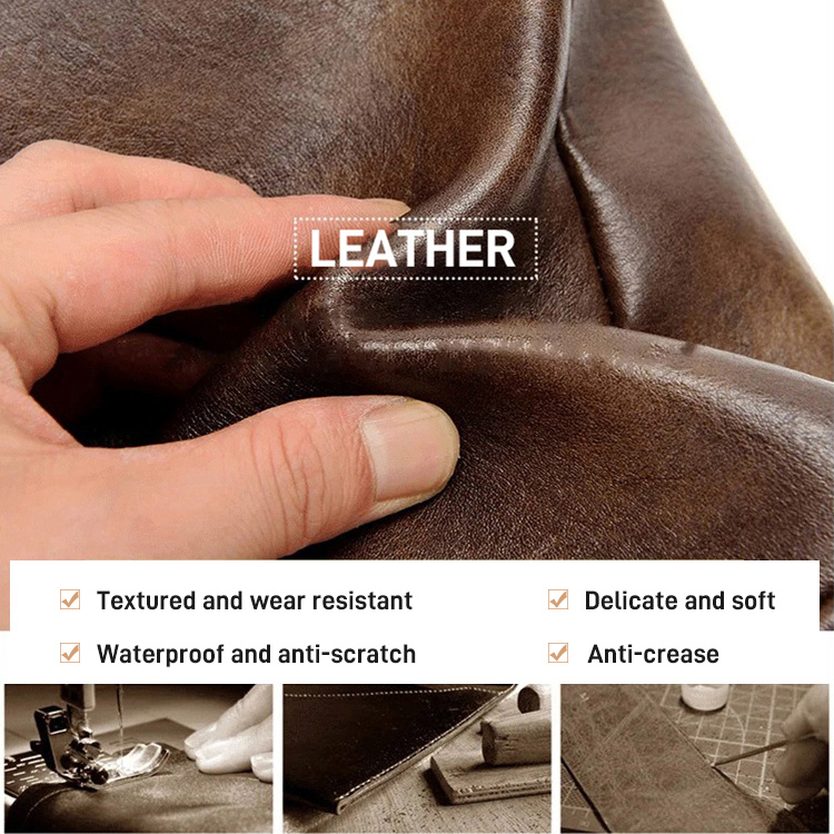 First layer leather men's business commuter bag