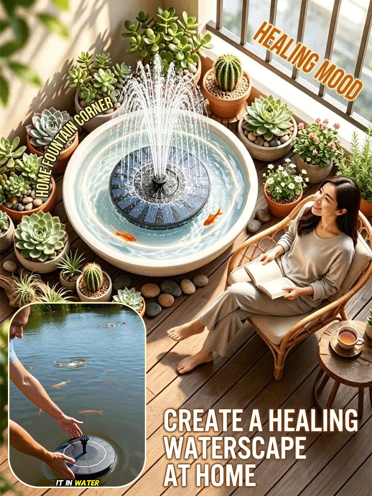 Solar Oxygenating Fountain Pump