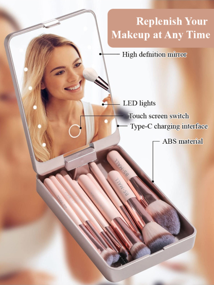 [Blogger's Recommendation] LED Makeup Brush Set
