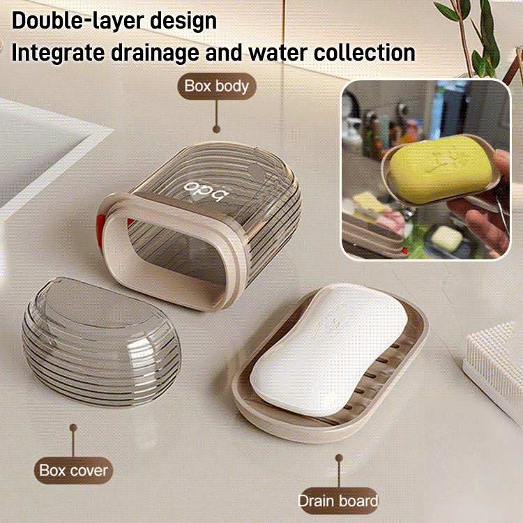 【German Red Dot Design Award】 Portable Soap box for travel