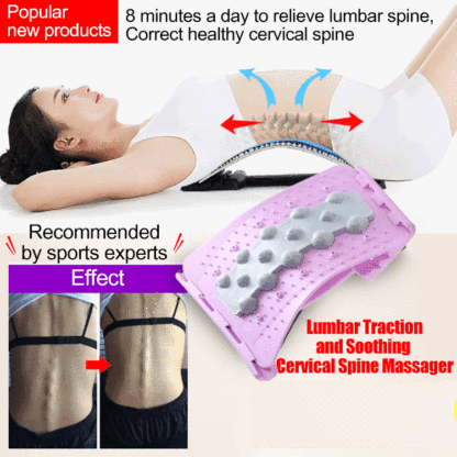 [Improves Lower Back Pain of 30 Years] Lumbar Traction Corrector