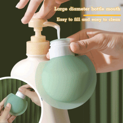 Portable Large Diameter Silicone Travel Bottle