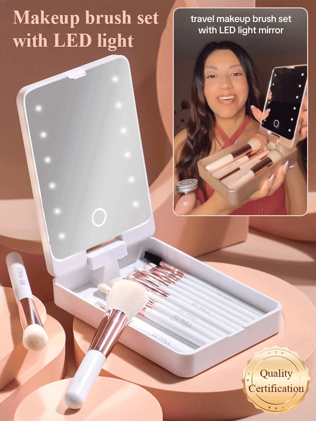 [Blogger's Recommendation] LED Makeup Brush Set