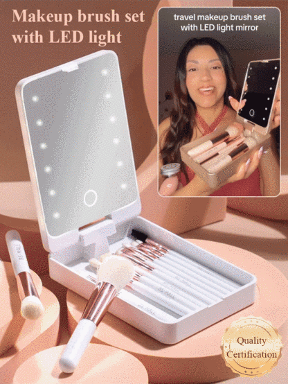 [Blogger's Recommendation] LED Makeup Brush Set