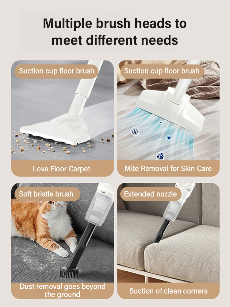 New home wireless handheld large suction dusting machine quiet low noise ultra-power duster vacuum c