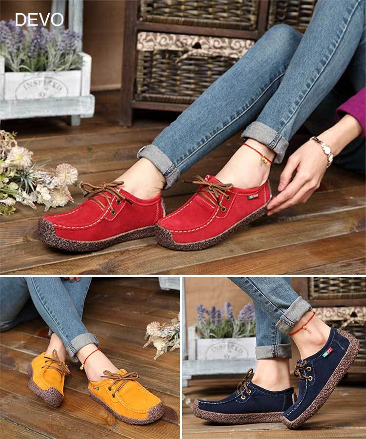 Full leather casual sailboat beans shoes