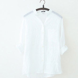 Cotton and linen shirt
