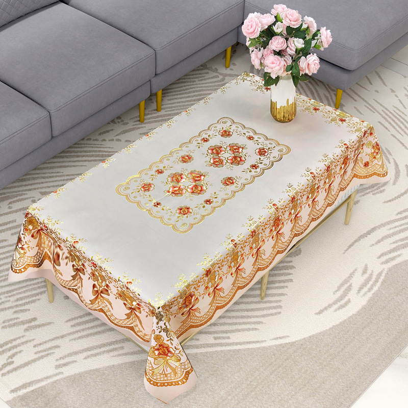 Red Hot Gold Tablecloth