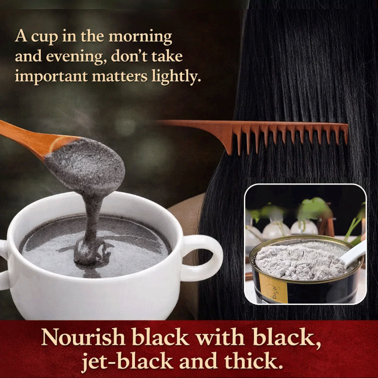 Black Sesame Walnut Black Bean Mulberry Powder