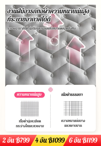 ปลอกหมอนกันเชื้อราและเหงื่อ