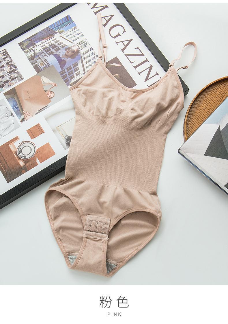 บอดี้สูทกระชับสัดส่วน สายเดี่ยว เก็บพุง กระชับเอว