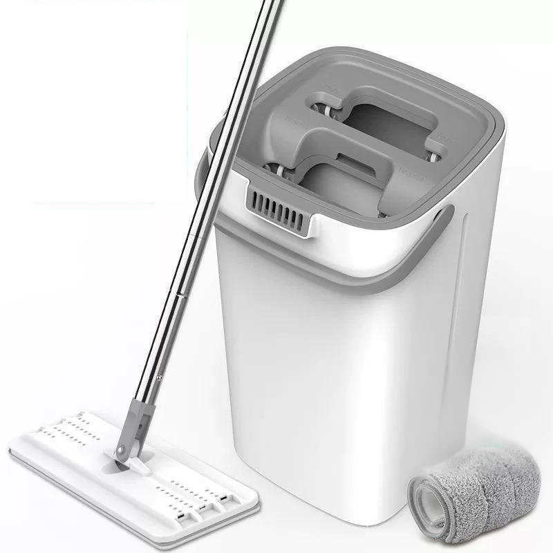 ไม้ถูพื้นแบบรีดน้ำพร้อมถัง 