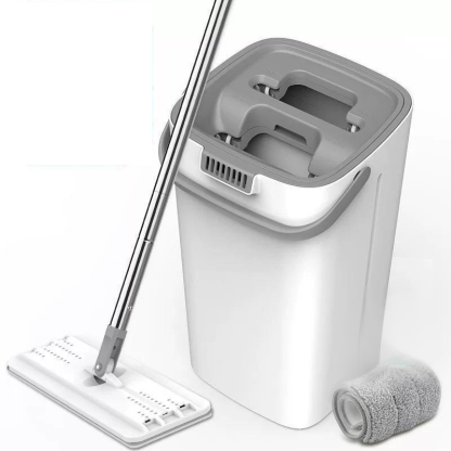 ไม้ถูพื้นแบบรีดน้ำพร้อมถัง 