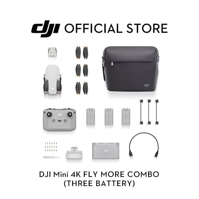 DJI Mini 4K - Light & Portable Camera Drone Under 249g | 4K/30fps High Quality Footage
