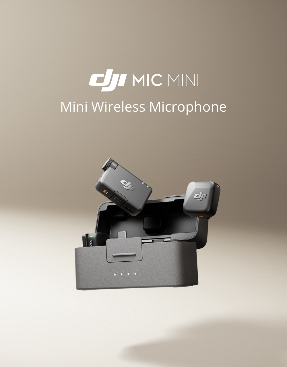 DJI Mic Mini - Ultralight, Discreet Microphone | 11.5h Operating