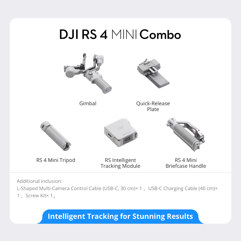 RS 4 Mini - Intelligent Tracking | Stunning Results | Auto Axis Locks, Start Filming Right Away