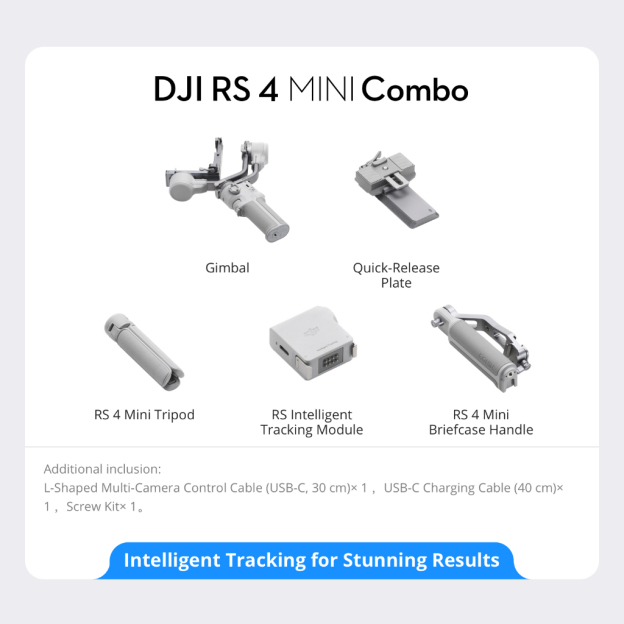 RS 4 Mini - Intelligent Tracking | Stunning Results | Auto Axis Locks, Start Filming Right Away