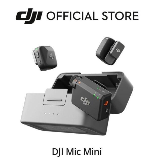 DJI Mic Mini - Ultralight, Discreet Microphone | 11.5h Operating Time | High-Quality Audio |
