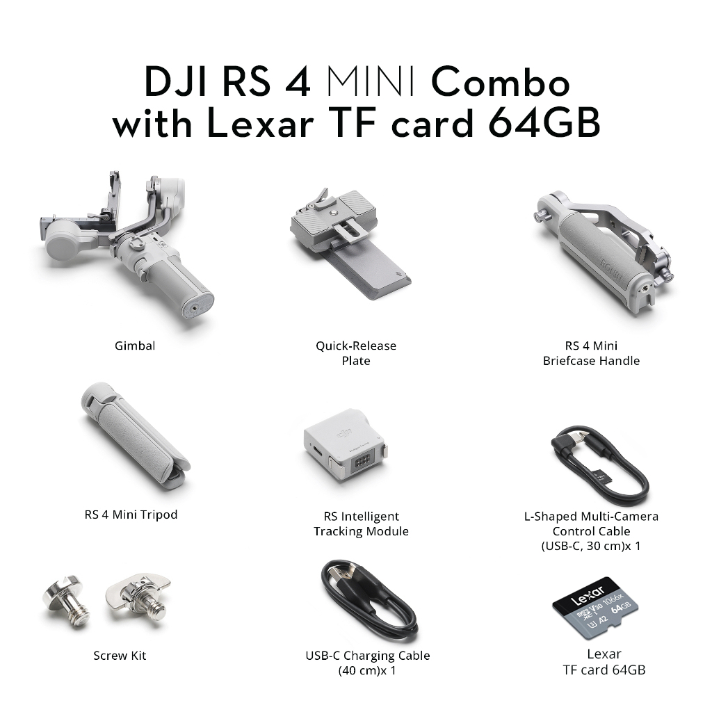 RS 4 Mini - Intelligent Tracking | Stunning Results | Auto Axis Locks, Start Filming Right Away