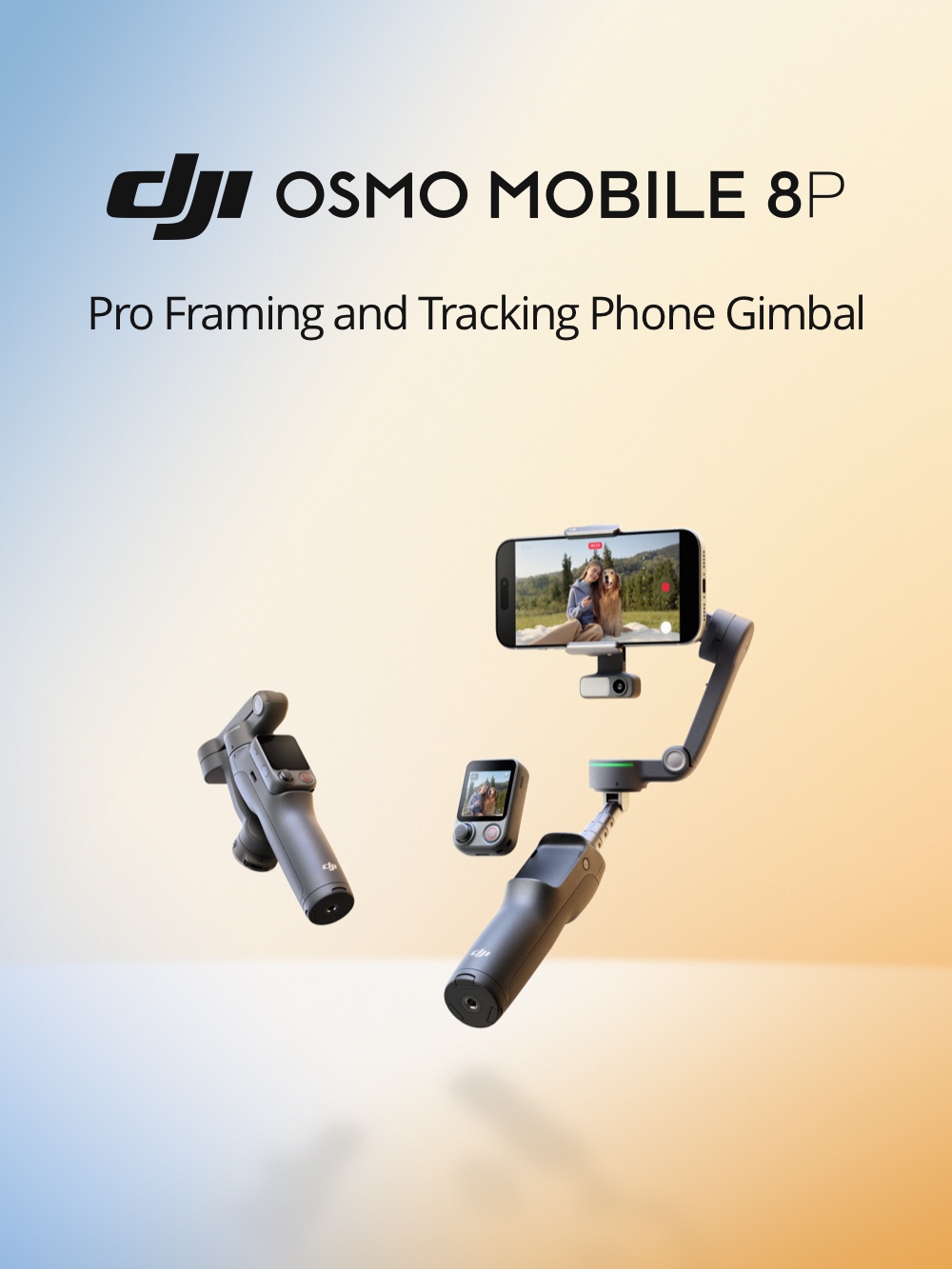 DJI Osmo Mobile 8P - 3 Axis Gimbal | Subject Tracking | Extension