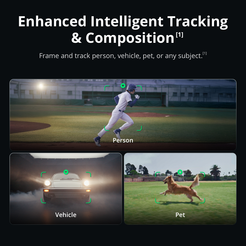 DJI RS 5 – Lightweight Commercial Gimbal | Intelligent Tracking | Electronic Briefcase Handle | 1-Hour Fast Charge | Auto Axis Locks