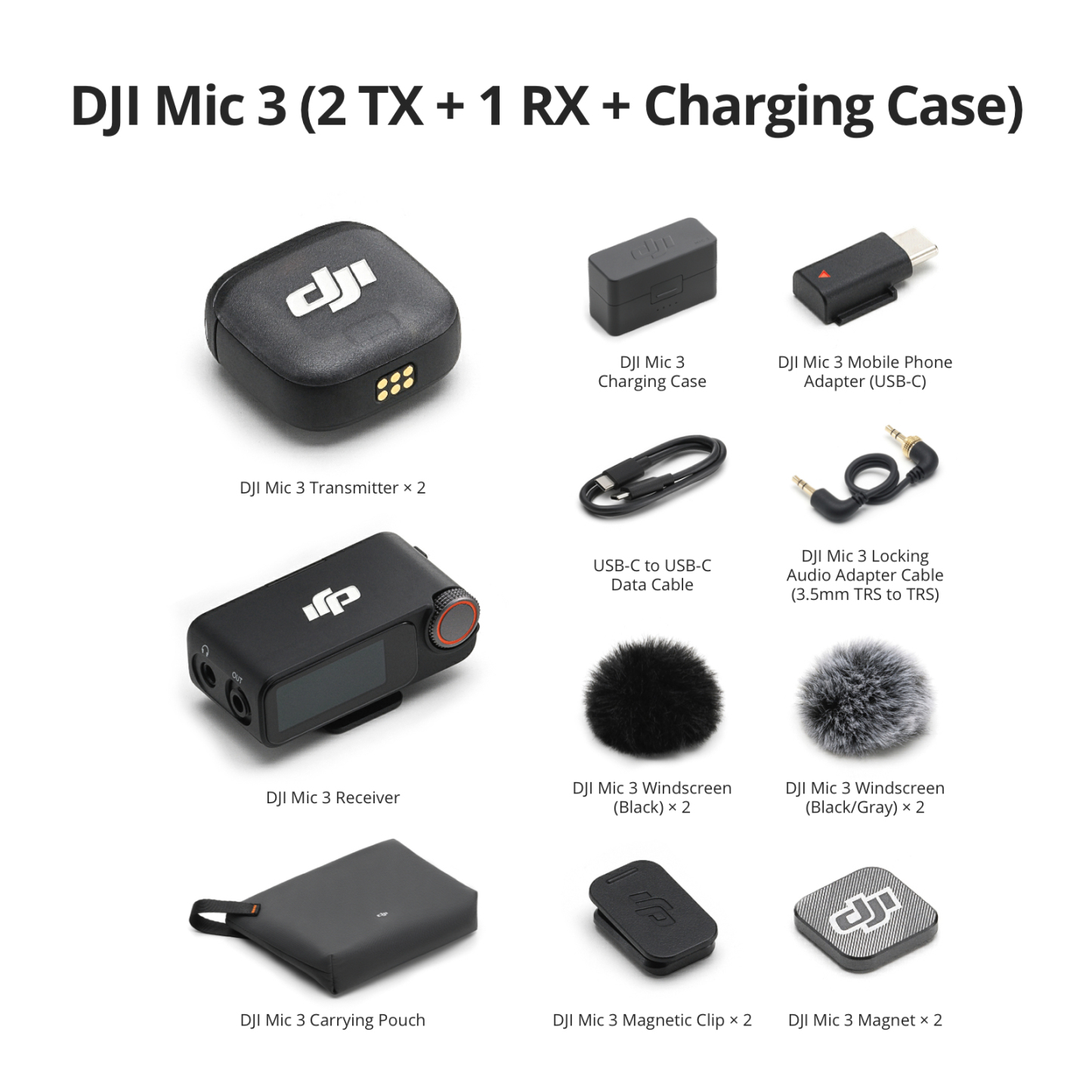 DJI Mic 3 - Four-Channel Output | Dual-Band Reliability | 48 kHz