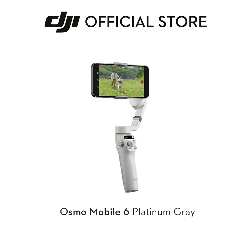 DJI Osmo Mobile 6 - Smartphone Gimbal Stabilizer I 3-Axis Stabilization I Built-In Extension Rod