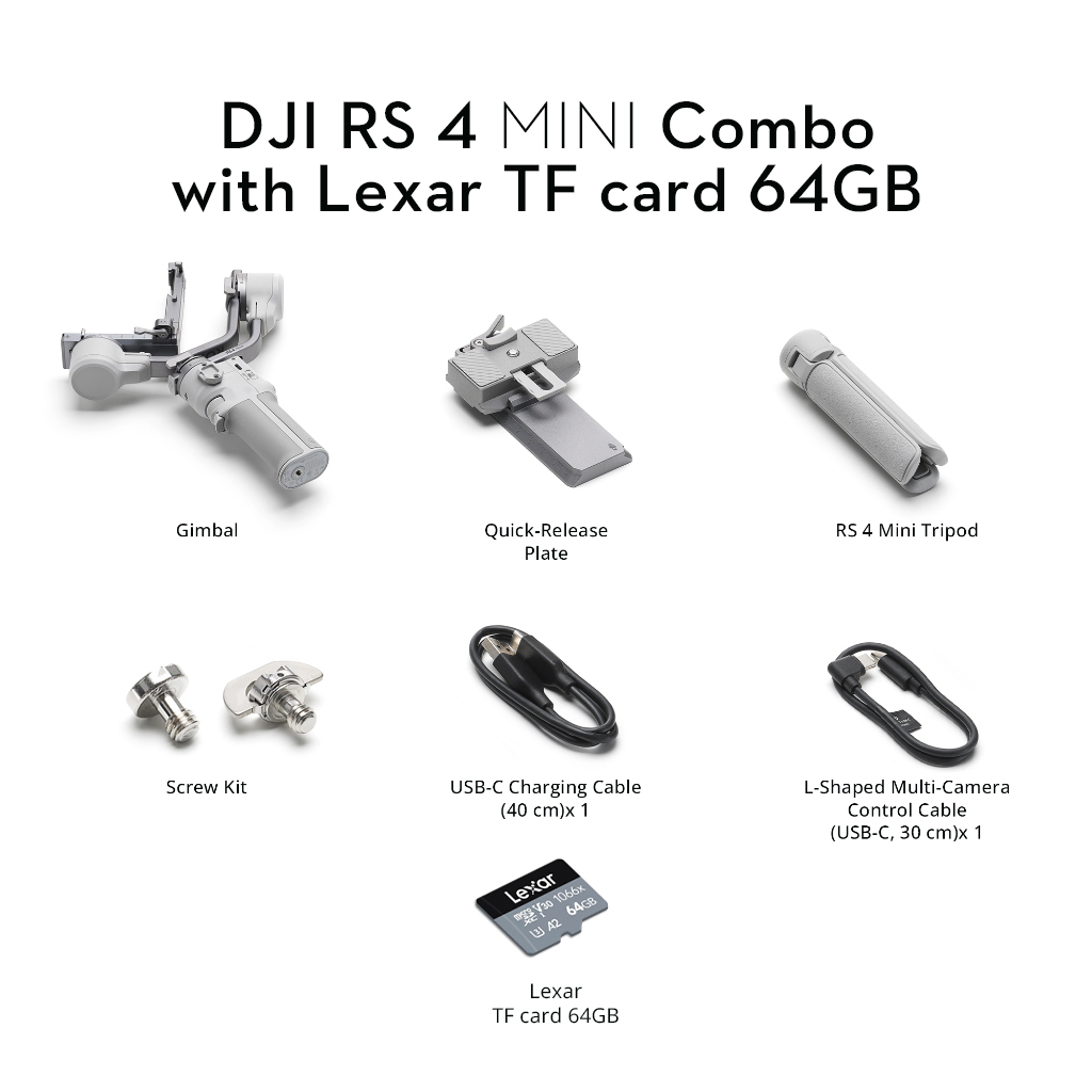 RS 4 Mini - Intelligent Tracking | Stunning Results | Auto Axis Locks, Start Filming Right Away