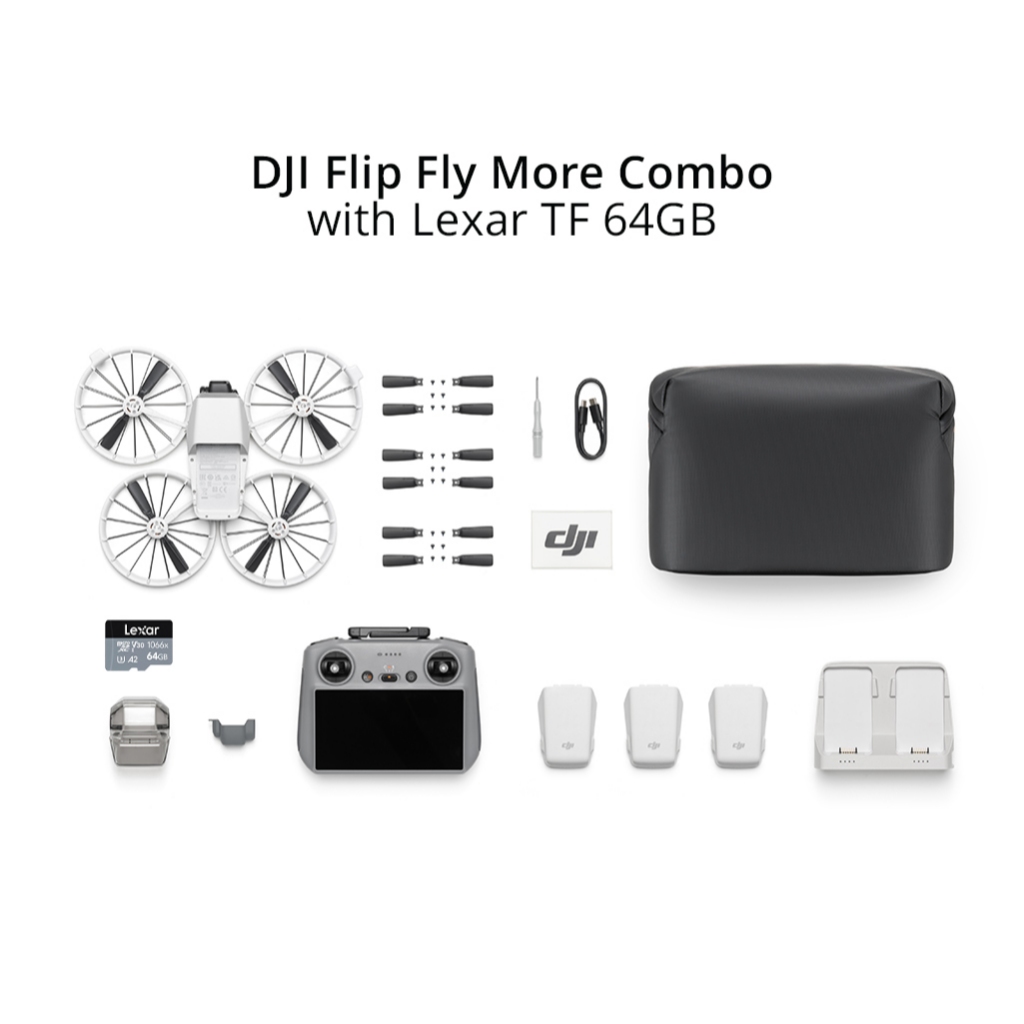 【NEW】DJI Flip Foldable Full-Coverage Propeller Guard | 4K/60fps HDR Video | 31Min Max Flight