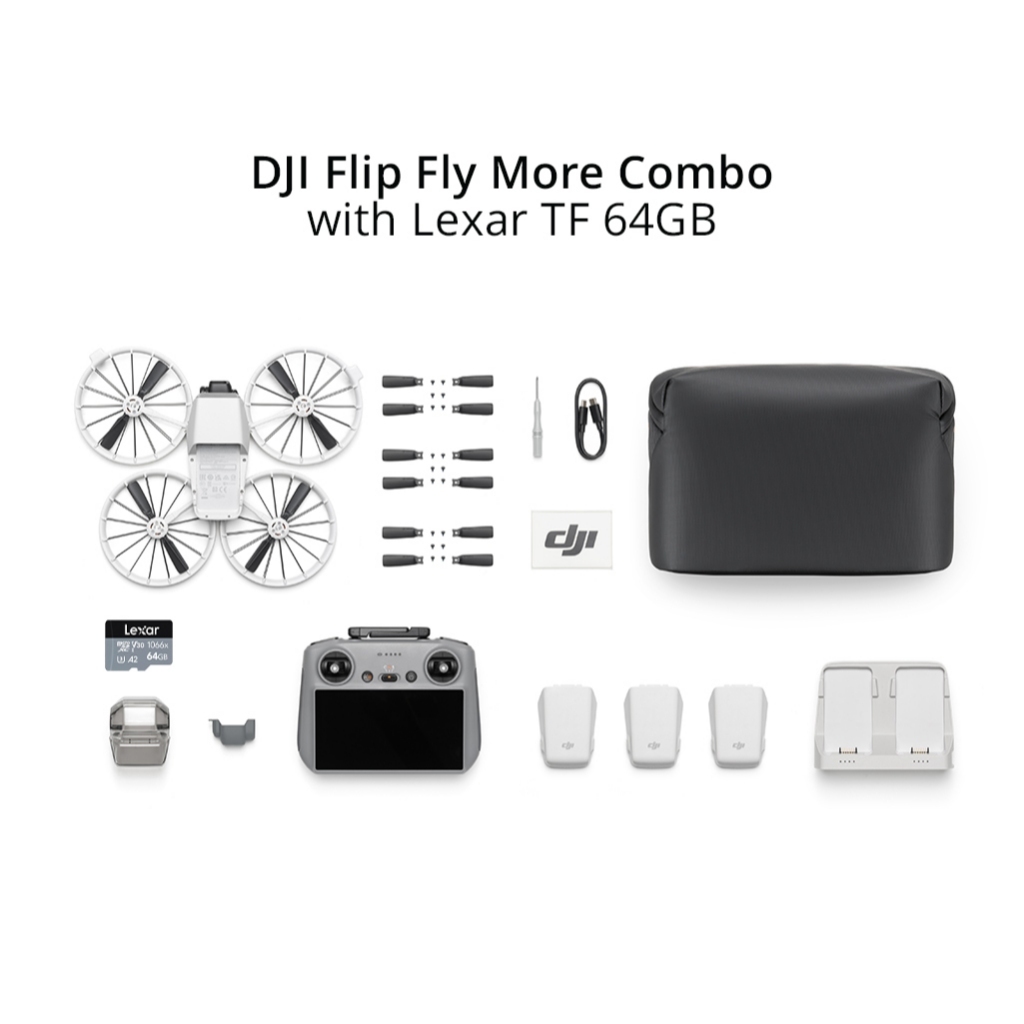 【NEW】DJI Flip Foldable Full-Coverage Propeller Guard | 4K/60fps HDR Video | 31Min Max Flight