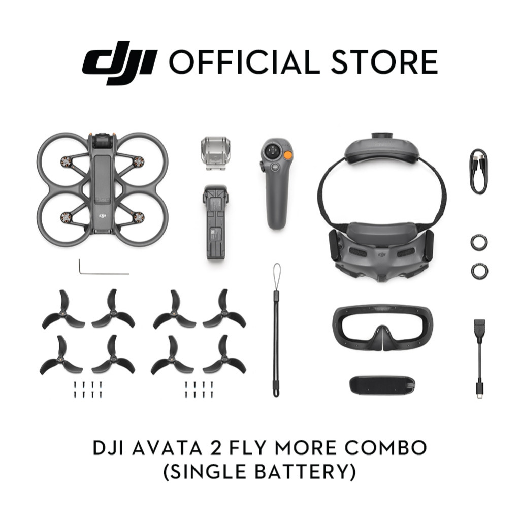 DJI Avata 2 - Camera Drones | Immersive Flight Experience | Intuitive Motion Control | Easy ACRO