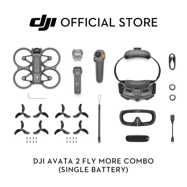 DJI Avata 2 - Camera Drones | Immersive Flight Experience | Intuitive Motion Control | Easy ACRO