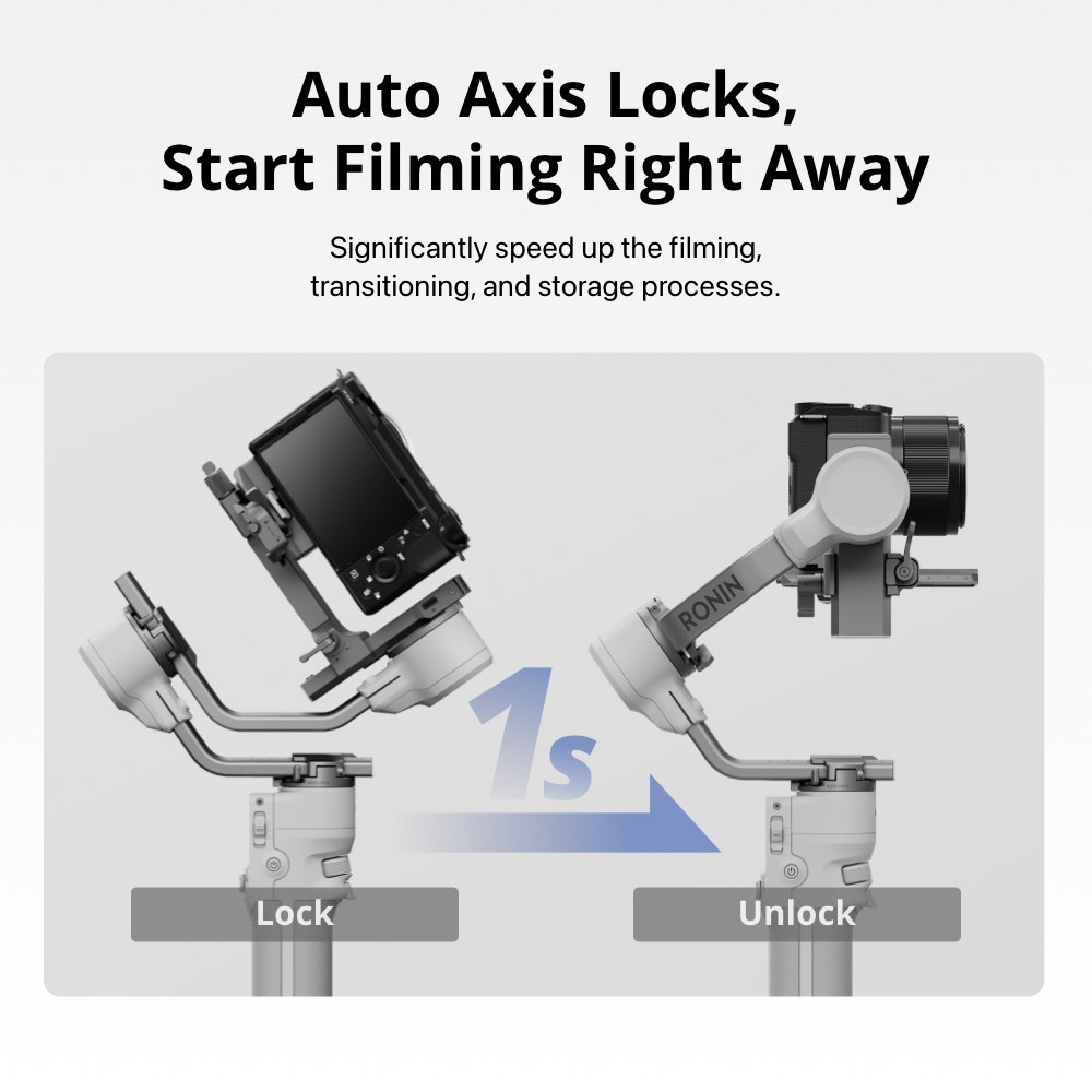 RS 4 Mini - Intelligent Tracking | Stunning Results | Auto Axis Locks, Start Filming Right Away