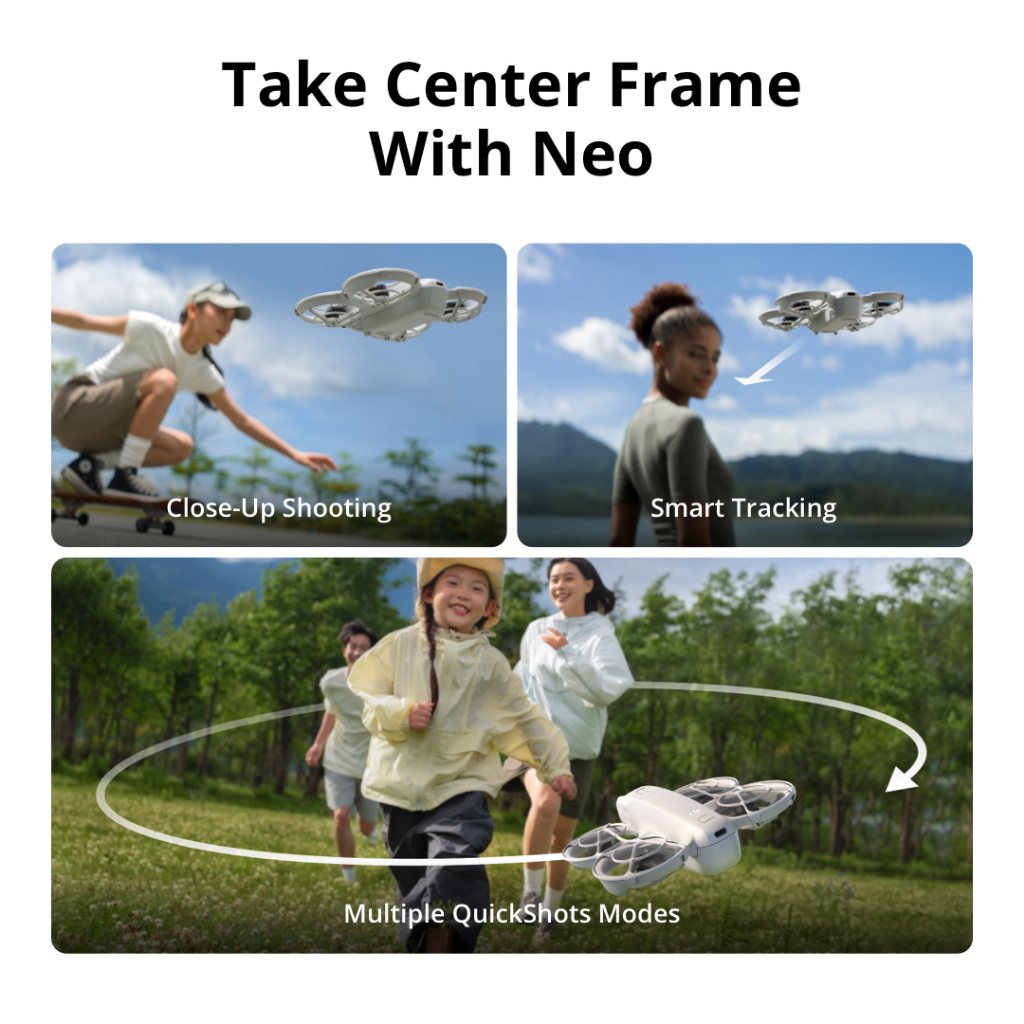 【New Arrival】DJI Neo - Camera Drone | 4K/30fps | 135g Ultra Light Weight | Palm Landing |