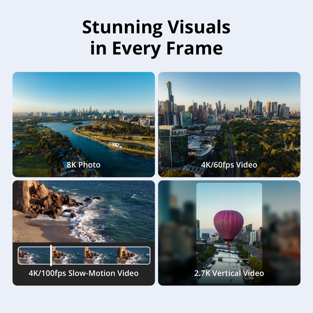 DJI Lito 1  - 4K Video | 8K Image | Obstacle Sensing | ActiveTrack | 15km Transmission