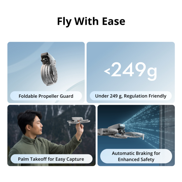 【NEW】DJI Flip Foldable Full-Coverage Propeller Guard | 4K/60fps HDR Video | 31Min Max Flight