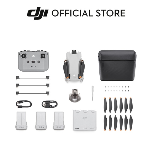 DJI Mini 3 - Camera Drone I Under 249 g I 38/51 Min Flight Time I 4K HDR Video