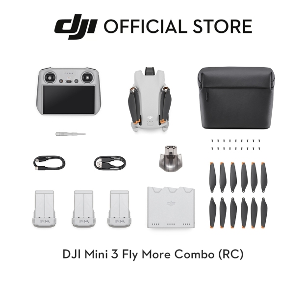 DJI Mini 3 - Camera Drone I Under 249 g I 38/51 Min Flight Time I 4K HDR Video