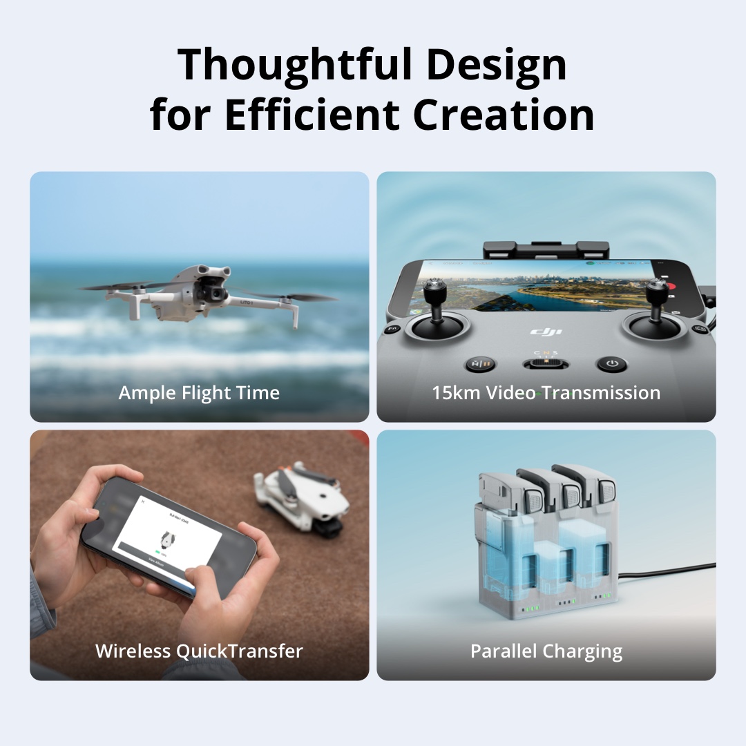 DJI Lito 1  - 4K Video | 8K Image | Obstacle Sensing | ActiveTrack | 15km Transmission