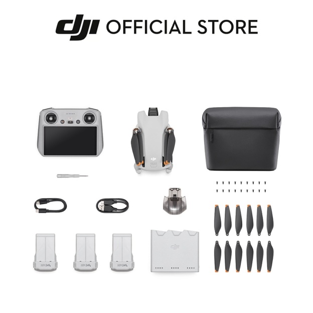 DJI Mini 3 - Camera Drone I Under 249 g I 38/51 Min Flight Time I 4K HDR Video