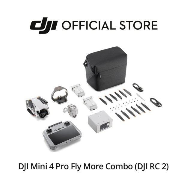 DJI Mini 4 Pro - Camera Drone 4K/60fps HDR | True Vertical Shooting | Extended Battery Life