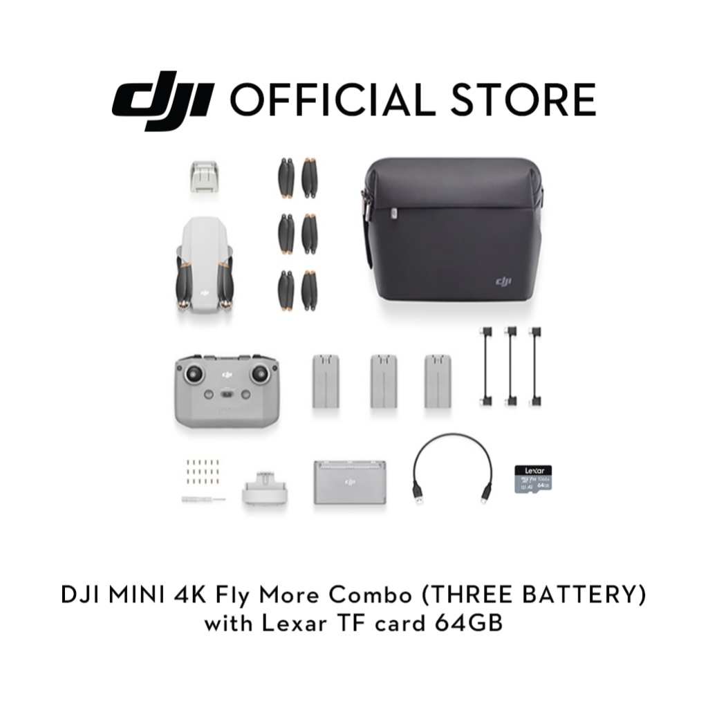 DJI Mini 4K - Light & Portable Camera Drone Under 249g | 4K/30fps High Quality Footage